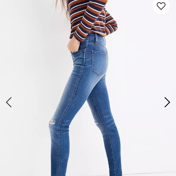 BNWT Madewell Roadtripper Jeans: Knee-Rip Edition - Picture 2 of 16